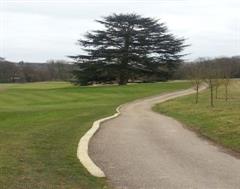 Golf Course Kerbing following the contours